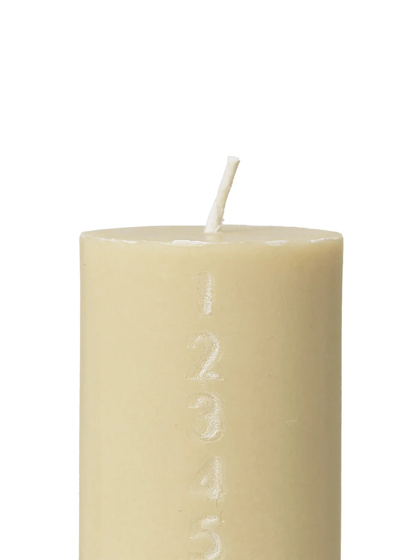 FERM LIVING | Adventskalender Kerze PURE Pale Yellow | 